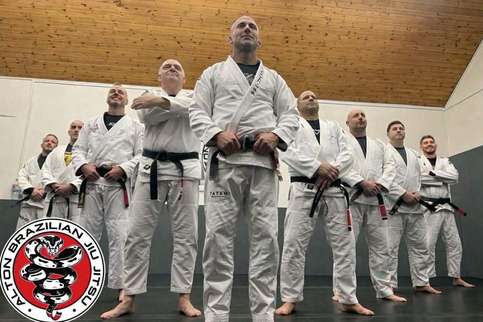 The Alton BJJ black belt line-up
