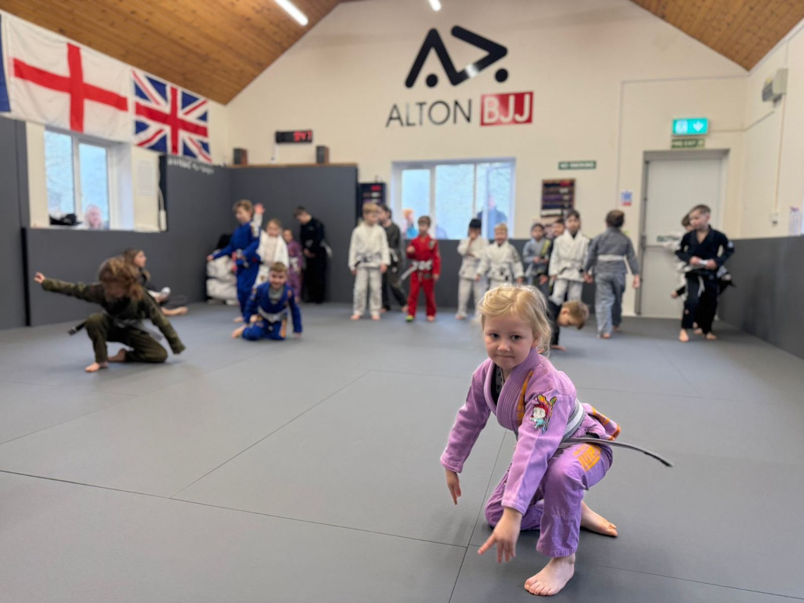 Kids class at Alton BJJ