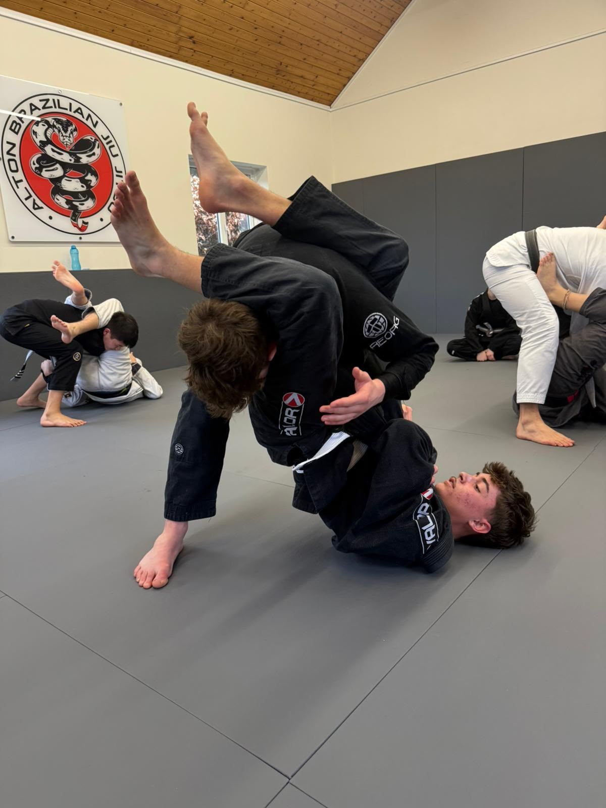 Teens class sparring